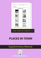 Vorschau - Unterrichtsreihen - Places in town: Fördermaterial für Englisch - Deckblatt