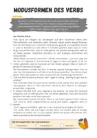 Vorschau - Arbeitsblätter - Modusformen erkennen: Übung - Seite 1