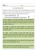 Vorschau - Arbeitsblätter - Der Banküberfall - Genaues Lesen und Schlüsselwörter - Seite 3