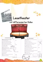 Vorschau - Arbeitsblätter - Lesetheater: betontes Vorlesen, szenisches Spiel - Deckblatt