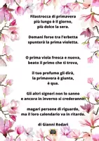 anteprima - Testo - FILASTROCCA DI PRIMAVERA di Gianni Rodari – testo – - Pagina di copertina
