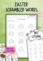 Vorschau - Arbeitsblätter - Englisch - Easter - Scrambled words (Arbeitsblatt) - Deckblatt