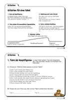 Vorschau - Unterrichtsreihen - Fabelwerkstatt – Kartei: Fabeln verstehen, nacherzählen und eigene Fabeln schreiben - Seite 3