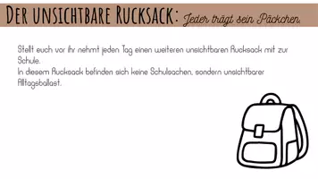 Vorschau - Arbeitsblätter - KLASSENGEMEINSCHAFT - Der unsichtbare Rucksack (Verständnis & Rücksicht) - Seite 3