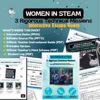 Vista previa - Hojas de trabajo - Women in STEM Activities KS2–KS3 | Interactive Science Game - Portada