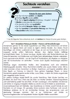Vorschau - Arbeitsblätter - Sachtexte verstehen Klasse 7-10 Kriterien, Textvergleich - Seite 1