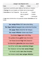 Vorschau - Arbeitsblätter - Arbeitsblätter Nr. 4 bis 7 - Dativ- und Akkusativobjekt - Seite 3