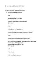 Vorschau - Merkblätter - Arbeitsschritte Referate erarbeiten leichte Sprache - Deckblatt