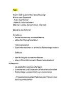 Vorschau - Merkblätter - Arbeitsschritte Referate erarbeiten leichte Sprache - Seite 1