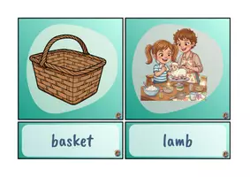 Vorschau - Bildkarten - Easter - Flashcards with words - Seite 2