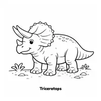 Vorschau - Arbeitsblätter - Dinosaurier zum Ausmalen – 30 Motive - Seite 1