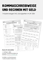 Vorschau - Arbeitsblätter - Rechnen mit Geld (7 Übungsseiten zu Grundlagen) - Seite 1