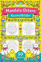 Vorschau - Mal- und Bastelvorlagen - Mandala Ostern Ausmalbilder (50 Malvorlagen) - Deckblatt