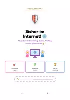 Vorschau - Arbeitsblätter - Internet & Sicherheit Lernmappe - Seite 1