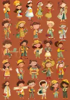 Vorschau - selbst erstellte Cliparts/Grafiken - Berufe-Kinder: 27 liebevoll handgezeichnete Cliparts - Seite 2