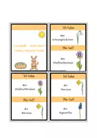 Vorschau - Spiele - FREEBIE: Ich habe wer hat - Frühlingsedition / Sprechanlass Frühling - Seite 1