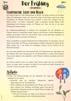 Vorschau - Unterrichtsreihen - Frühling im Wandel – Ökologie, Klimawandel und unsere Zukunft: Temperatur, Licht und Regen (5. & 6. & 7. Klasse | Biologie | Nawi | Naturwissenschaft | Deutsch | Umwelt) - Seite 1