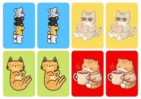Voorbeeld - Matching cards thema 'Katten' - Voorblad