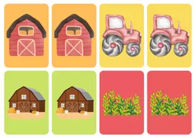 Voorbeeld - Matching cards thema 'Boerderij' - Pagina 2