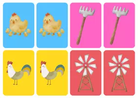 Voorbeeld - Matching cards thema 'Boerderij' - Pagina 3