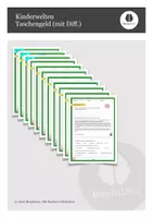 Vorschau - Arbeitsblätter - Kinderwelten - Taschengeld (mit Differenzierung) - Deckblatt
