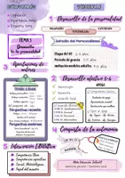 Vista previa - Tarjetas / Manipulativos - Esquema T3. Desarrollo de la personalidad (Opos Ed. Inf) - página 2