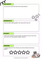 Vorschau - Arbeitsblätter - Kreative Buchbesprechung (4 Seiten) - Seite 2