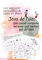 Vorschau - Spiele - Spiel: Das passé composé mit avoir und den Verben auf -er - Deckblatt