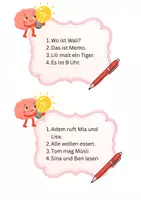 Vorschau - Arbeitsblätter - Deutsch Materialpaket Klasse 1 - Lesen lernen, Lesespuren, Laufdiktate, Abschreibkarten & Leseübungen - Seite 3