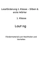 Vorschau - Arbeitsblätter - Leseförderung 1. Klasse – Laut ng - Seite 1