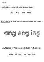 Vorschau - Arbeitsblätter - Leseförderung 1. Klasse – Laut ng - Seite 2