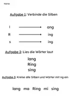Vorschau - Arbeitsblätter - Leseförderung 1. Klasse – Laut ng - Seite 3