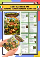 Vorschau - Arbeitsblätter - Saint patrick’s day reading comprehension activities - Deckblatt