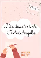 Vorschau - Arbeitsblätter - Die strukturierte Textwiedergabe - Deckblatt