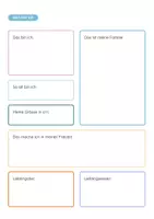 Vorschau - Arbeitsblätter - Lernjournal - Das bin ich - Seite 1