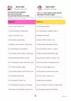 Vorschau - Aufgabenkarten - Word order - Tandembögen - Speaking - Satzstellung Englisch - Seite 1
