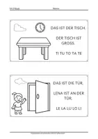 Vorschau - Arbeitsblätter - Materialpaket Lesen lernen von Buchstaben zu Silben und Sätzen - Seite 2