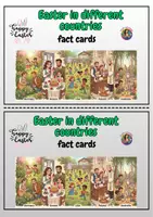 Vorschau - Stationenlernen - Easter in Different Countries – Fact Cards (English) - Deckblatt