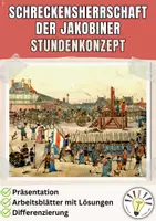 Vorschau - Stundenentwürfe - Schreckensherrschaft der Jakobiner (Stundenkonzept) - Deckblatt
