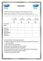 Vorschau - Arbeitsblätter - bad weather - Logical für den Englisch-Unterricht - Deckblatt