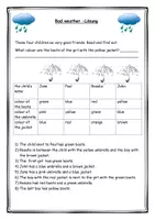 Vorschau - Arbeitsblätter - bad weather - Logical für den Englisch-Unterricht - Seite 1