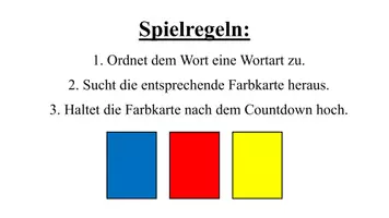 Vorschau - Spiele - Quiz: Wortarten (Spiel für den Deutschunterricht) - Seite 2