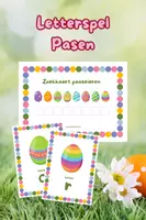 Voorbeeld - Letterspel Pasen - Voorblad