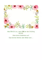 Vorschau - Stundenentwürfe - Frühlings Elfchen - Deckblatt