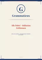 Vorschau - Unterrichtsreihen - Vertretungsstunde Deutsch – Zeitformen (Präsens · Perfekt · Präteritum) 45 Minuten · selbstständig arbeiten - 5./6. Klasse / Schulstufe - Deckblatt