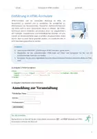 Vorschau - Arbeitsblätter - Formulare in HTML erstellen - Seite 3