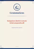 Vorschau - Unterrichtsreihen - Lesekompetenz B1 – Krimi anspruchsvoll | Die sieben Versionen (Band 7) - 7./8. Klasse / Schulstufe - Deckblatt