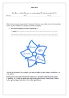 Aperçu - Feuilles d'exercices - Fiche Fleurs verbales. Raconter au passé composé - Page de couverture