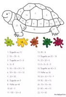 Vorschau - Spiele - Rechenmalblätter für die 2. Klasse - Seite 3
