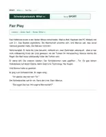 Vorschau - Unterrichtsreihen - Fair Play – Sport‑Lesetext über Integrität, Mut & Verantwortung (MITTEL ++) - 7./8. Klasse / Schulstufe - Seite 1